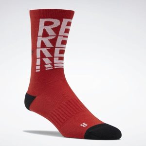 Reebok One Series Training Crew Socken Damen - Rot - DE 681-XKM